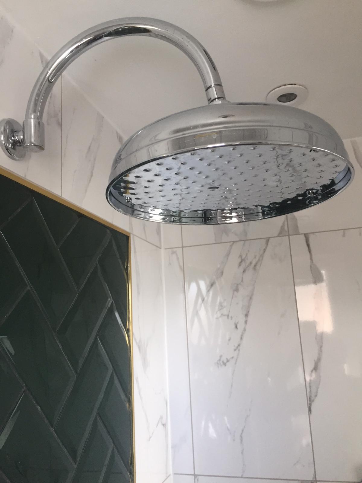 Art deco shower head Brighton - Wave Plumbing
